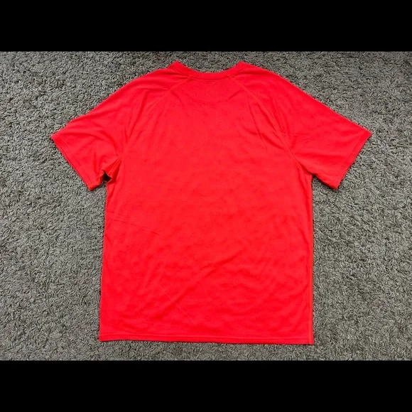 C9 Champion, Mens Neon Orange/Red Active Shirt, Large - Picture 4 of 5